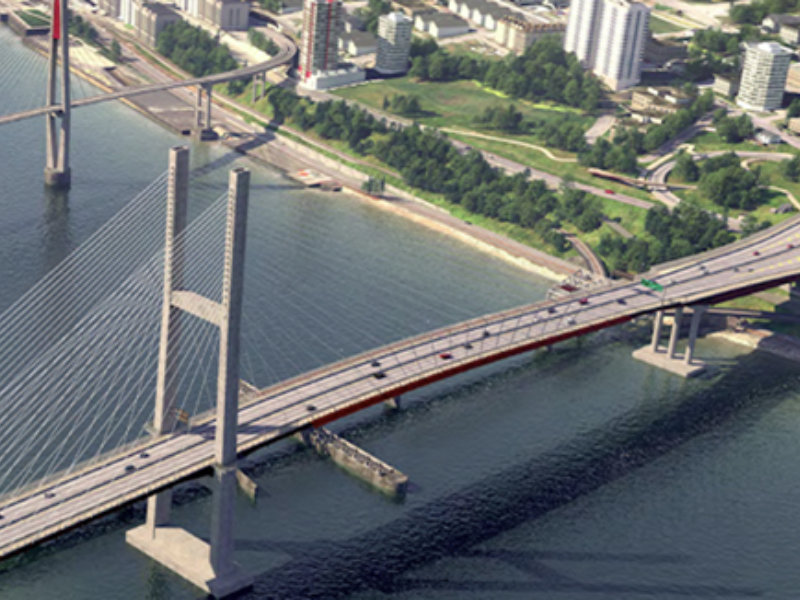 New Fraser River Bridge Project: Marine Construction Staging Plan 
